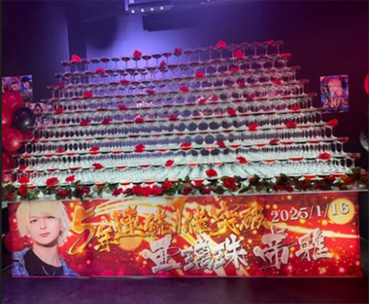 【alpha by ACQUA】亜璃珠 帝雅、5年連続1億円突破祭を開催!!