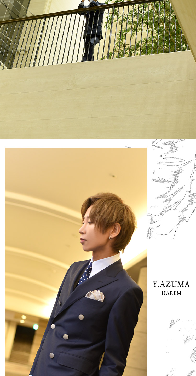 上質な素材とシックな装いで魅せるエスコートの流儀。