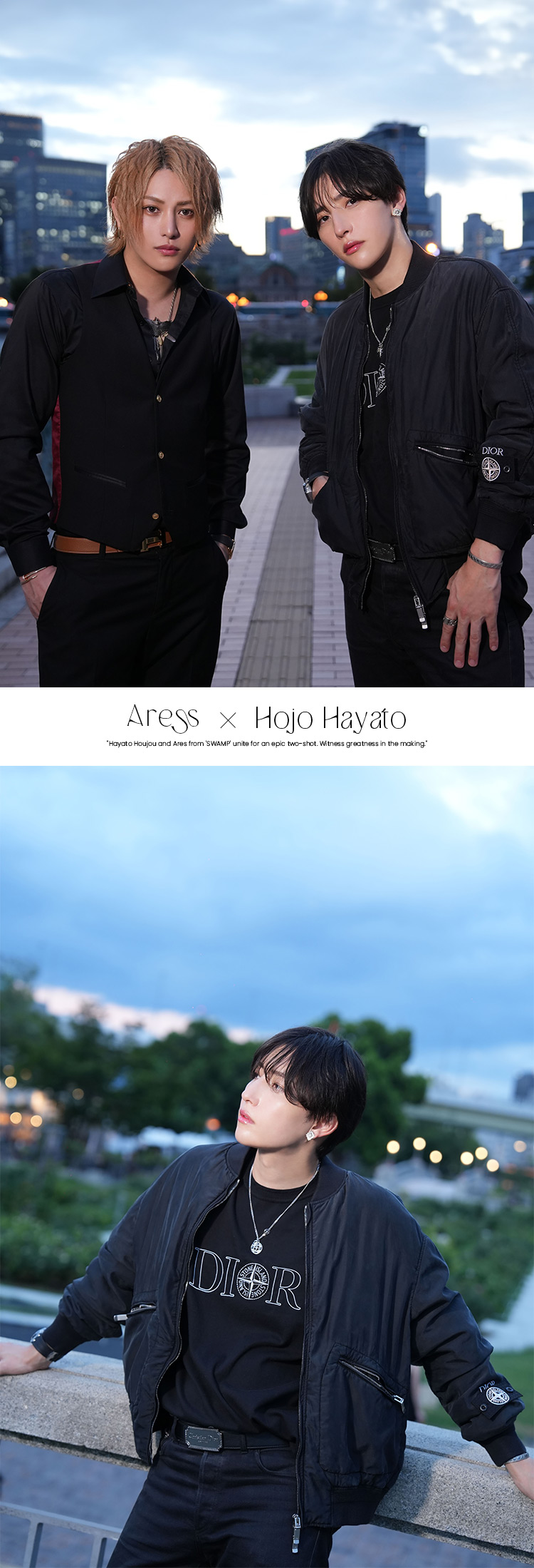 大阪ミナミ『SWAMP』のイケメンキャスト、満を持しての2ショットグラビア撮影!!