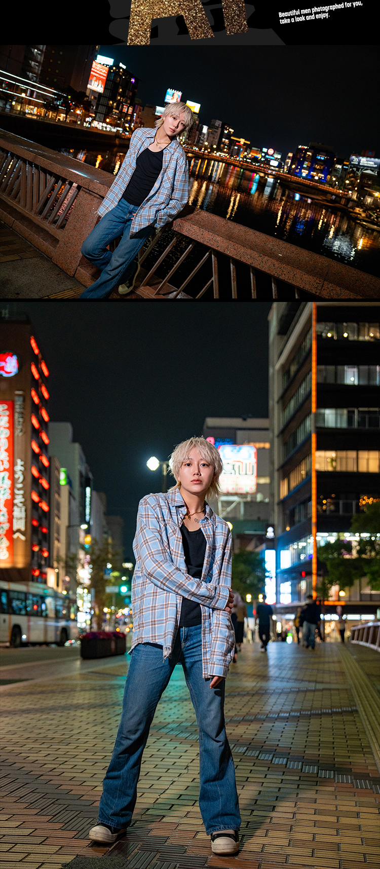 『AIR PURE』のイケメン3人組がグラビアに登場!!