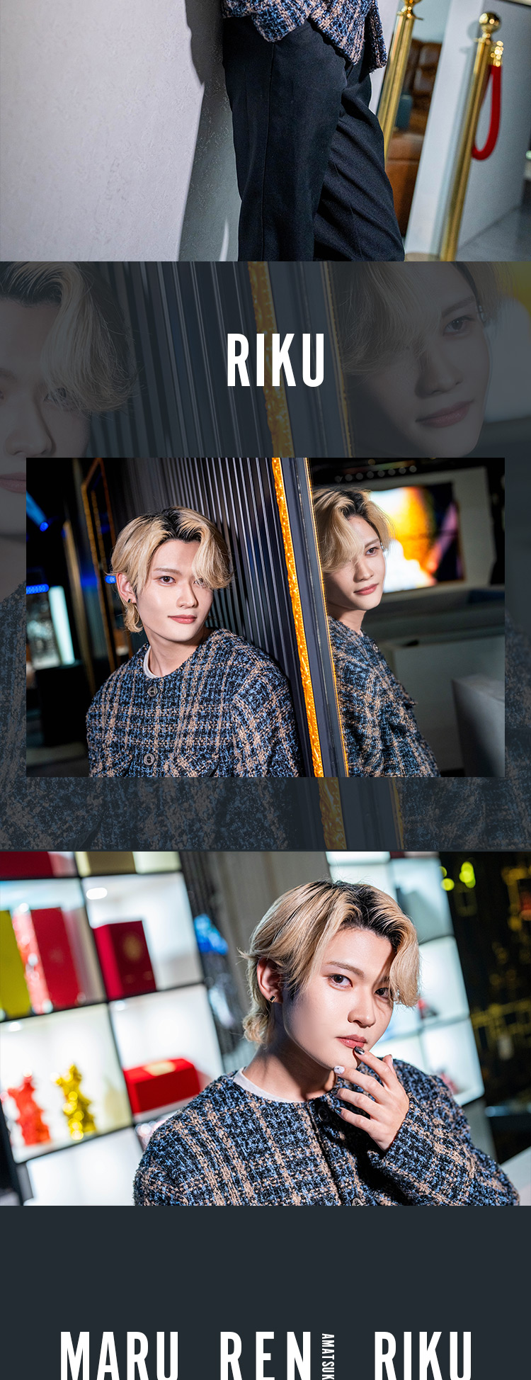 『Deep』の話題キャスト3人組がグラビアに登場!!