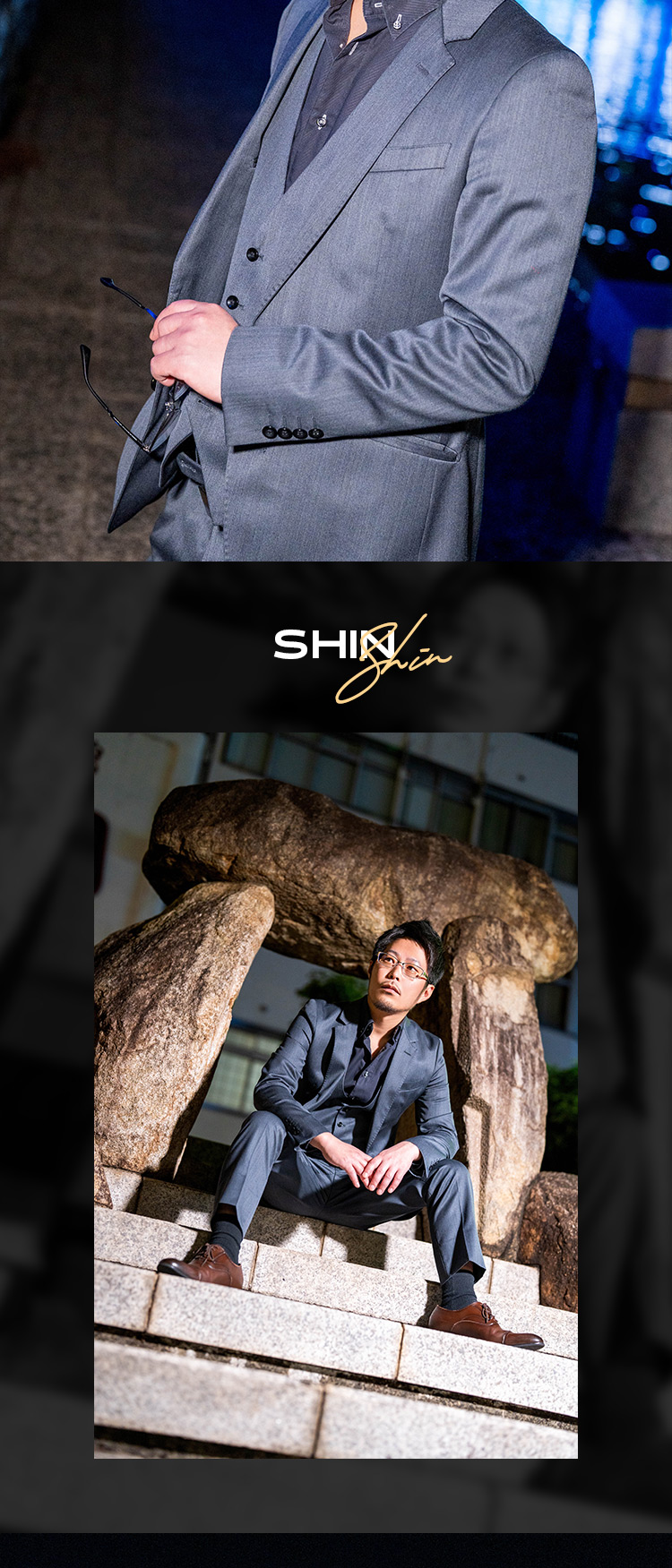 注目のホスト集団『Re:EDEN』の3人が、華麗にグラビアに降臨!