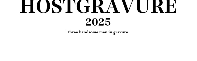 『Architect』のイケメン3人組がグラビアに登場!!
