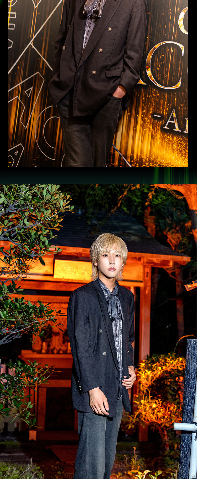 祇園の夜に『ACQUA -Amber-』のホットな3人が登場！