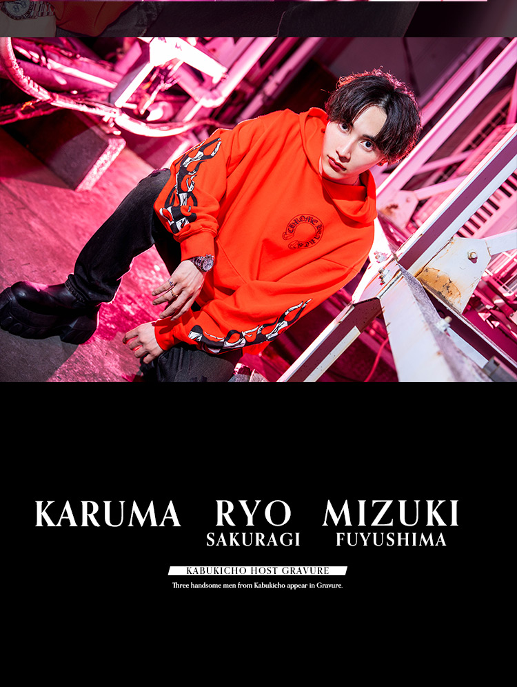 『VALHALLA』のイケメン3人組がグラビアに登場!!