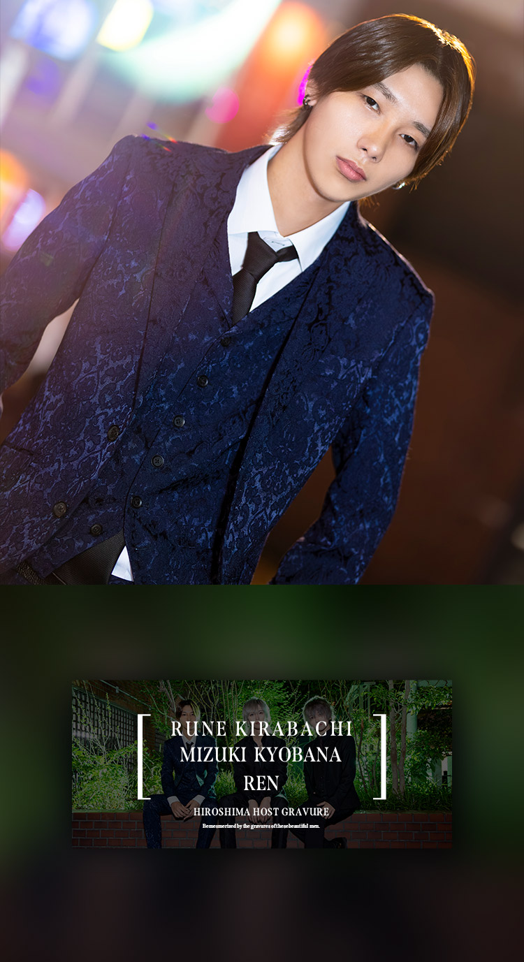 広島市で急上昇中!!『Rebel』の注目ホスト3人がグラビア登場！