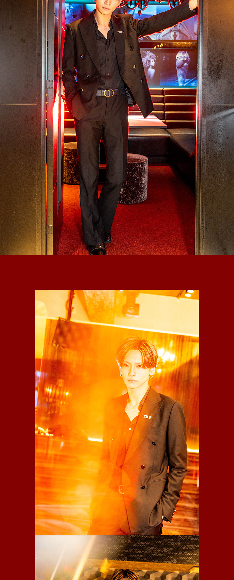 スマートなスタイルに、端正なビジュアル。『GIORGIO』の洗練された店内でのグラビアをご堪能あれ!!