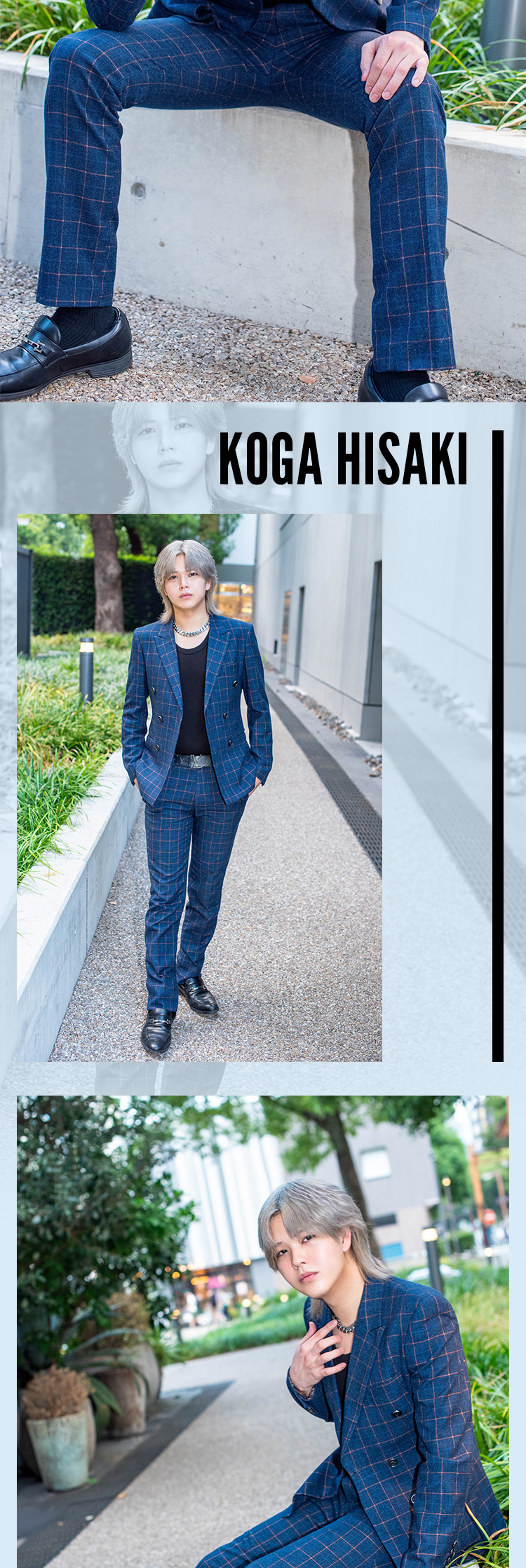 『JEALOUS』のスタイリッシュな3人組がグラビアに登場!!