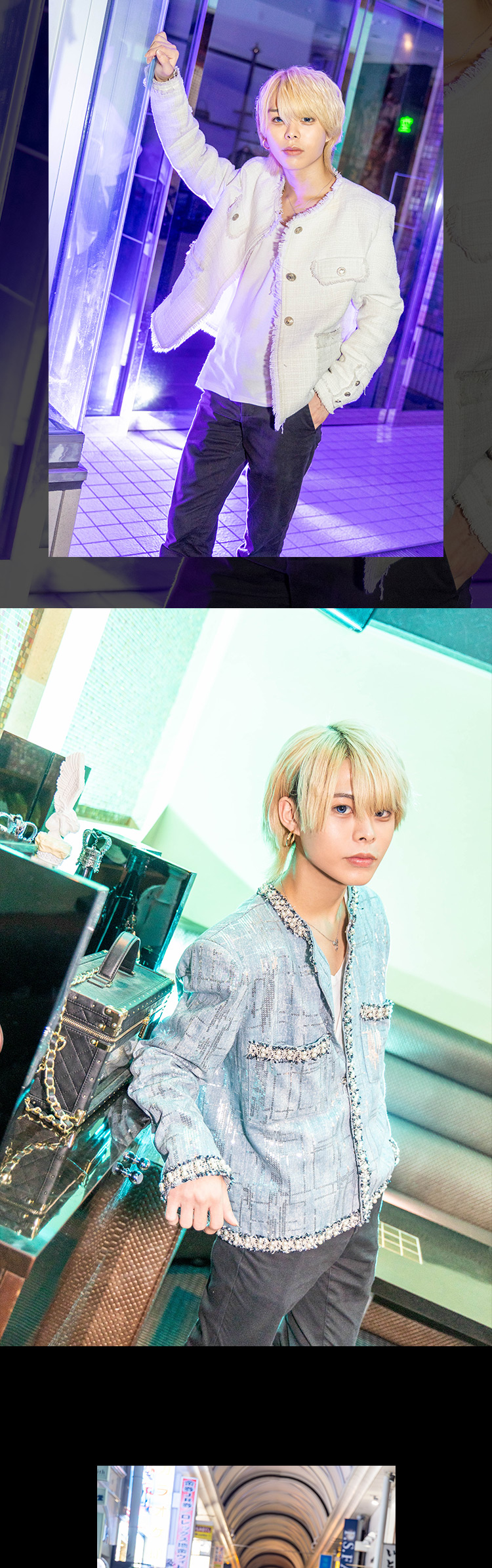 麗しのBLACK & WHITE!!広島『Avid』の美形2人がグラビアに登場!!