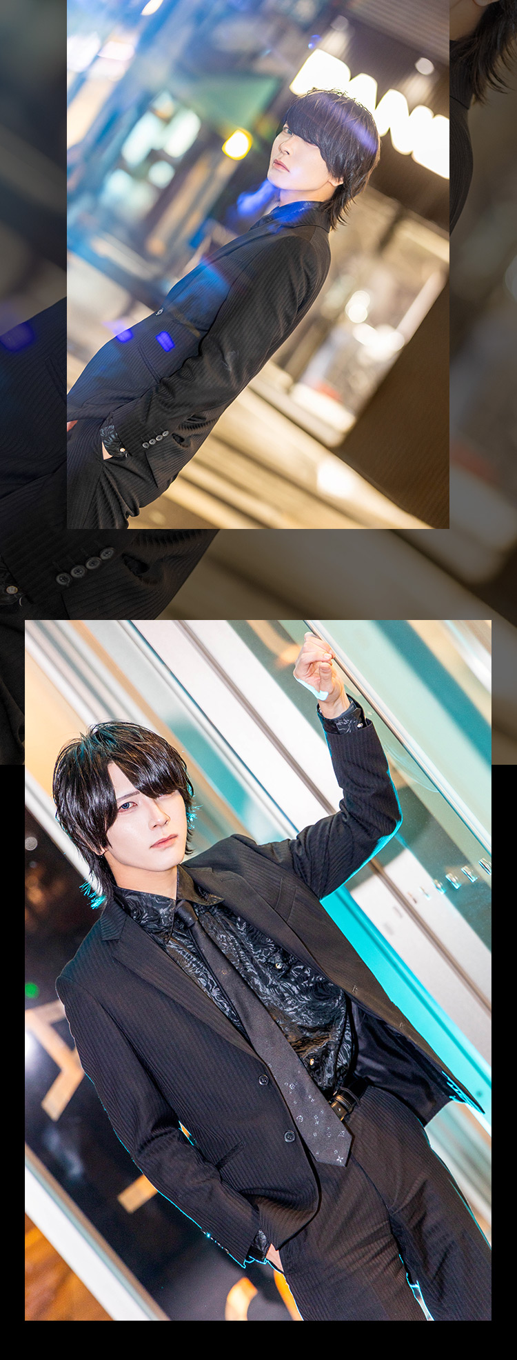 広島にて、息のあった華麗な3人のグラビア。『BLACK-EVE-』の人気キャスト3人が夜に降臨！！