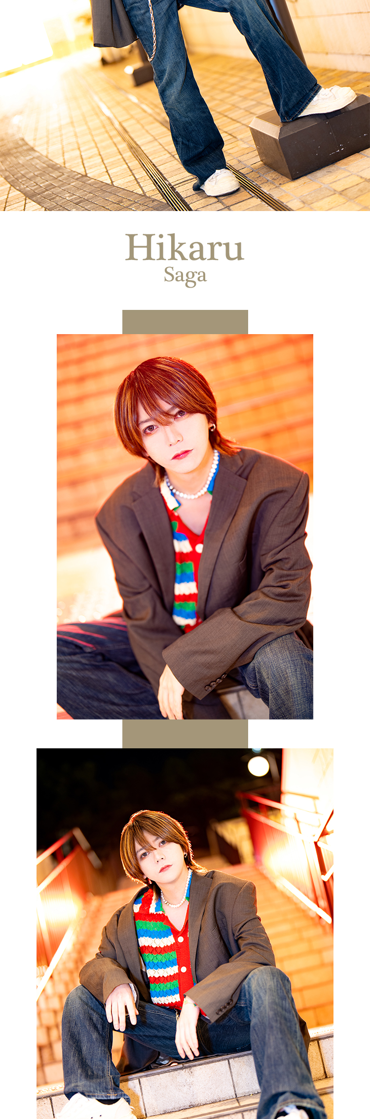 『Lilian』のイケメン3人組がグラビアに登場!!