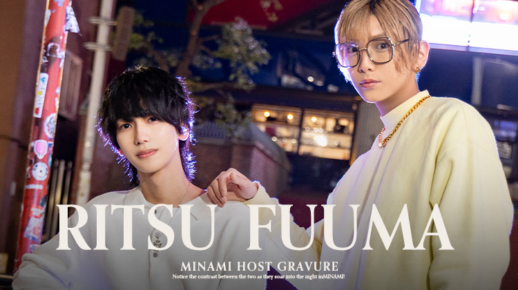 ミナミのストリートに『ASIA-大阪本店-』の今が旬のイケメンコンビ、クールに登場!!