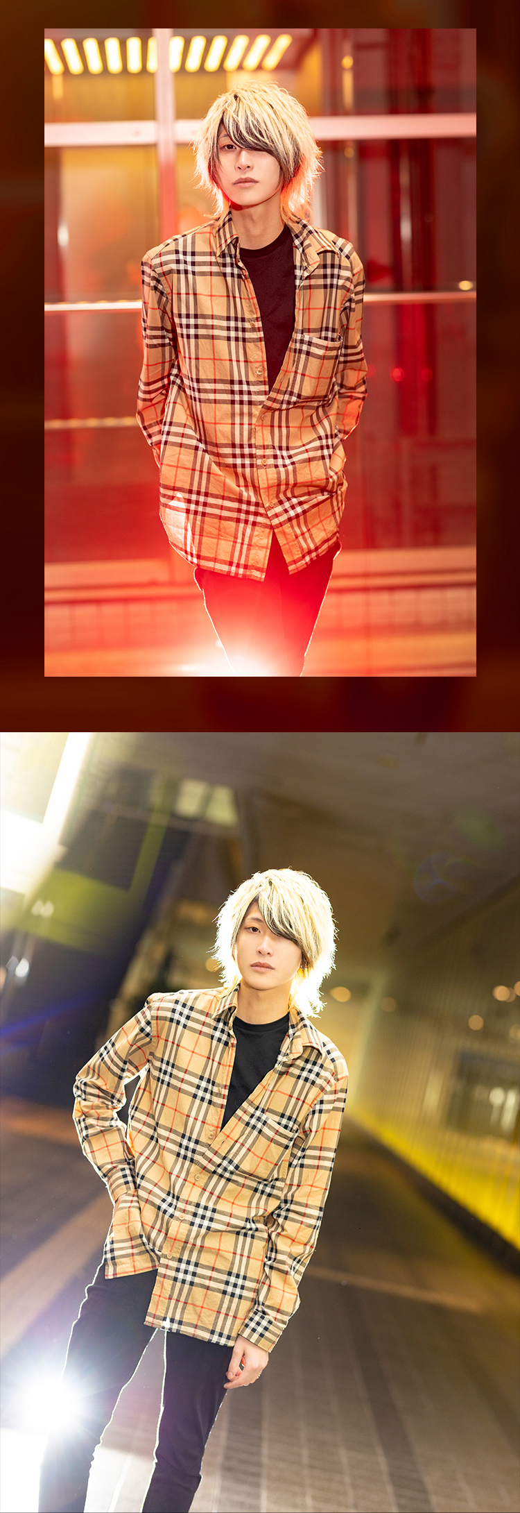 岡山の雨の夜に、華やかな美男たちが降臨する!!『SOWARE』の人気3人組がグラビアに登場!!