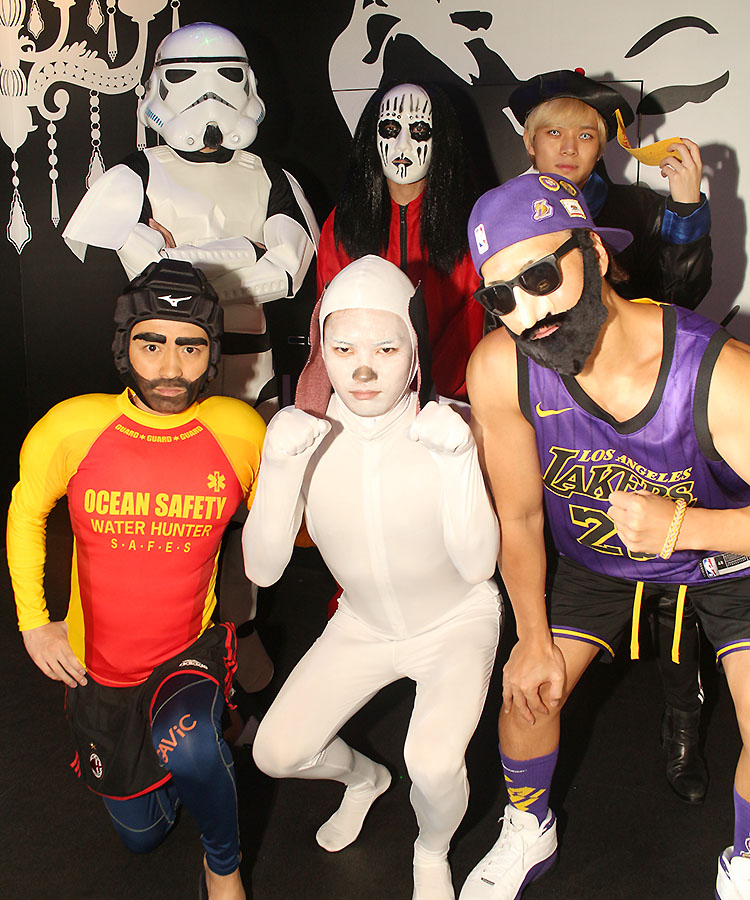 めちゃくちゃ目立つ方々の集合ショット!